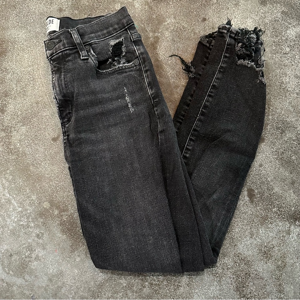 🚨LAST CHANCE🚨 AGOLDE denim size 27 Sophie Mid Rise Skinny Crop - Temple skinny - Picture 11 of 14